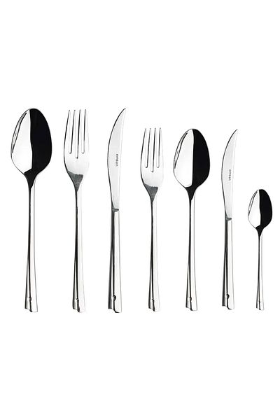 Emsan Accura 84 Piece Luxury Boxed Fork Spoon Knife Set for 12 Persons