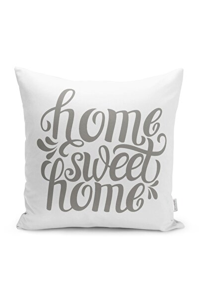 Realhomes Γκρι Μαξιλαροθήκη για ριχτάρι για το σπίτι Sweet Home