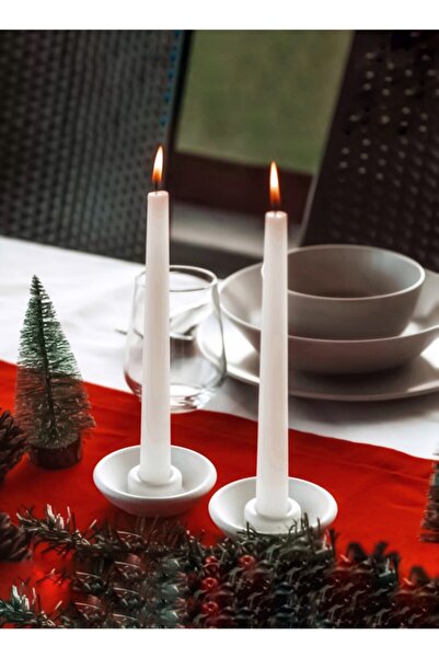 BLANJ Yılbaşı Tall Beton 2'li Şamdan Mumluk