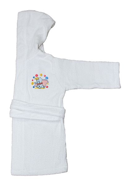 Lucy and Home Baby Bathrobe White