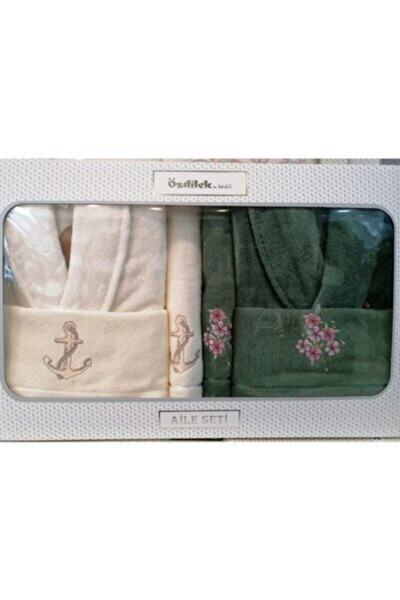 Özdilek Rozen Family Set Crem Green