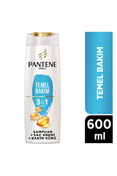 Pantene Sampuan Klasık Bakım 3'ü 1 Arada 600 Ml