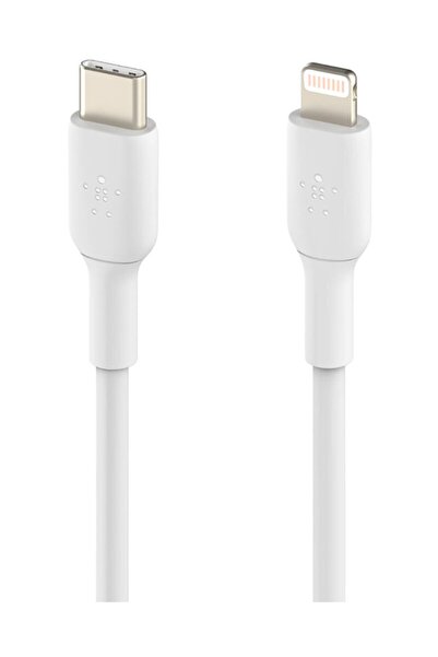 Belkin Apple Lightning Usb Type-c Hızlı Şarj Ve Aktarım Kablosu Beyaz 1 Metre