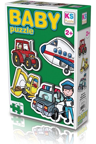 Ks Games Baby Puzzle Okul Öncesibaby Puzzle Meslekler Ve Taşıtlar