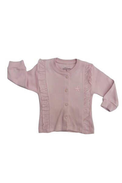 Aziz Bebe Baby Girl Powder Color Set of 2 Combed Cotton Feet