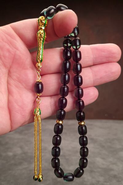 OTTOTESBİH Чоловічий подарунок 8x12 мм Капсульний виріз Вогняний бурштиновий ...