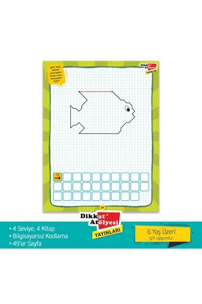 Dikkat Atölyesi Yayınları Algoritma Temelli Adım Adım Kodlama 4 Lü Set Ve Highlights Hidden Pictures 4 Lü Set 8 Kitap
