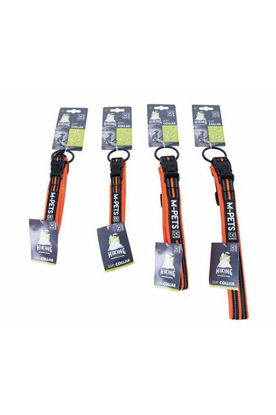 M-PETS Orange Reflective Soft Neck Collar - Hiking (S) 10817299