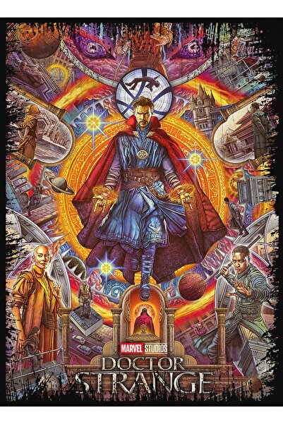 Heybe Tasarım Ahşap Tablo Doctor Strange Marvel
