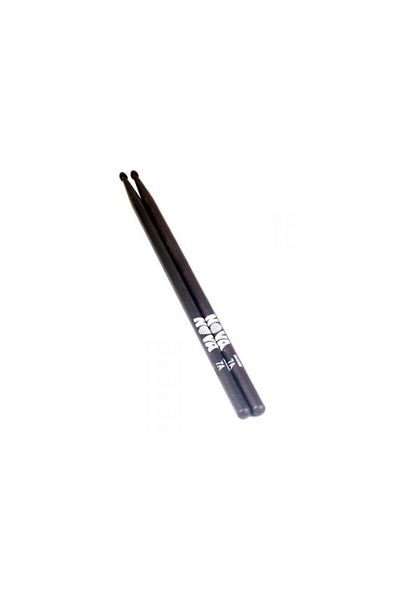 VIC FIRTH N7Ab Baget(Pair) Nova 7A Wood Black (Black), Hickory, 1