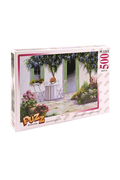 KESKİN COLOR 34x49cm 500 Parça Puzzle Yapboz Mor Salkım (toz Yapıştırıcı Hediyeli)