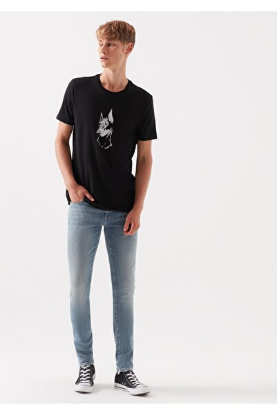 Mavi Ανδρικό παντελόνι Leo Black Vintage Light Jean 0076230601