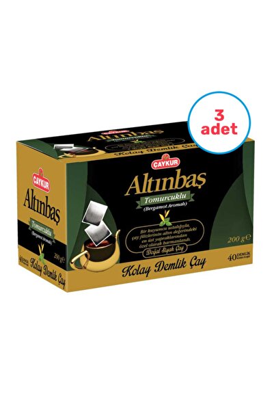 Çaykur 3 Adet Altınbaş Demlik Poşet Çay (bergamotlu)