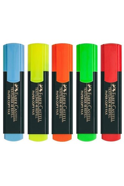 Faber Castell Highlighter 5 Pieces