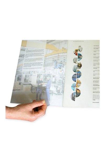 Aso Medya Plastik Yapışkanlı Dosya Cebi 14×20 Cm Sol Cep 100 Adet