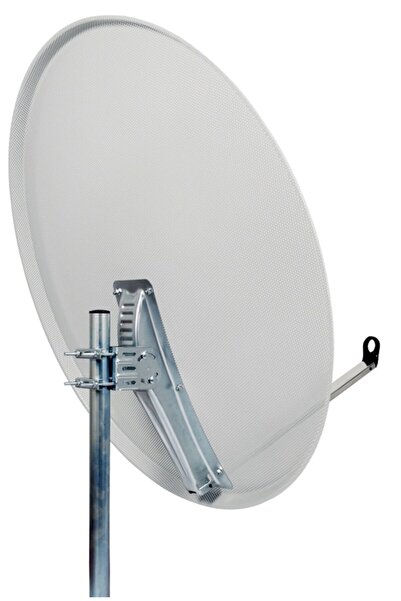 SAB Açık Gri 120 Cm Delikli Ofset Çanak Anten