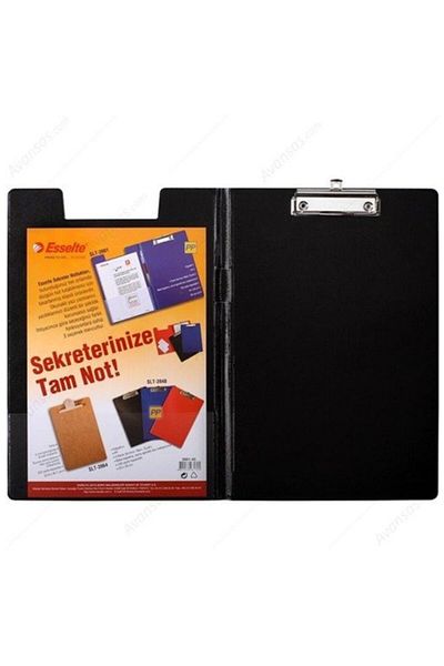 Esselte Plastic Black Covered Secretaryhood A4 3901