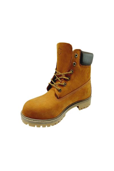 John May Men's Cinnamon Leather Boots