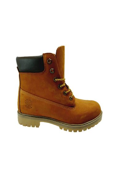 John May Men's Cinnamon Leather Boots