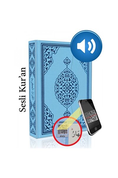 Merve Yayınları Kur'an-ı Kerim Bilgisayar Hatlı Mavi Renk Orta Boy (Kur-an 01...
