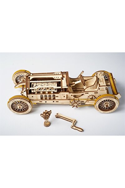 Ugears 3D пъзел, Кола U-9 Grand Prix, Ugears, дърво, 348 части
