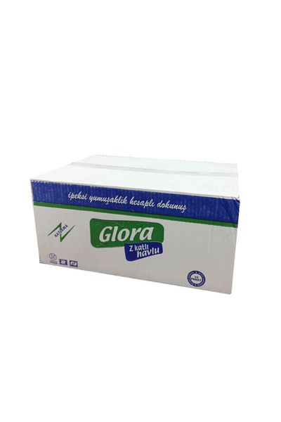 Glora Dispenser Z Fold 150 Sheets 12 Pack Multi Pack Paper Towels
