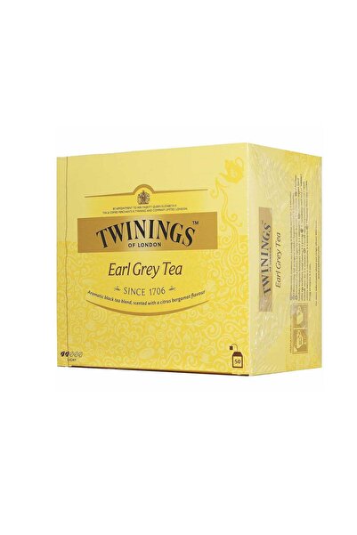 Twinings Earl Grey Ithal Sallama 50 Lik Poşet Çay