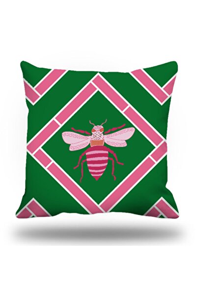 KIRLENTİM E727 Κάλυμμα μαξιλαριού ριχτάρι με μοτίβο διπλής όψης