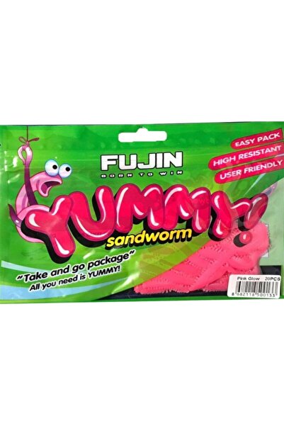 Fujin Yummy Sandworm 7cm Lrf At Çek Silikon Yem