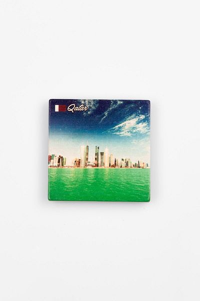 Dünyadan Hediyeler Qatar Themed Stone Coaster