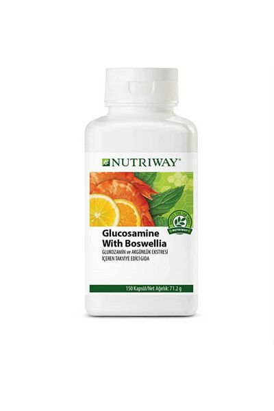 Nutriway Glucosamine with Boswellia ™   (150 Capsules)Knee Liquid Loss Supplement