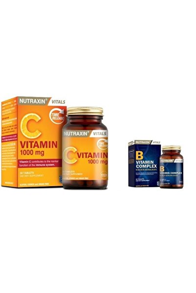 Nutraxin C Vitamin 1000 Mg Ve Bıotın İçeren B Vitamin Complex