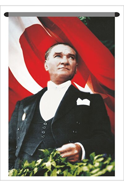 Raşel kumaş Atatürk Posteri 5 Farklı Model 300x450 Cm Tan