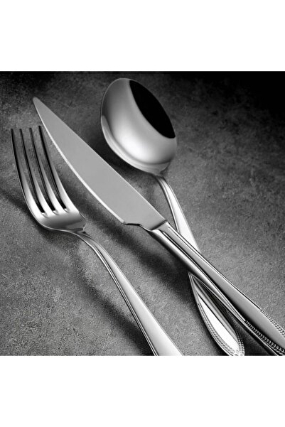 Kütahya Porselen Pearl Sade 84 Parça Çatal Bıçak Takımı