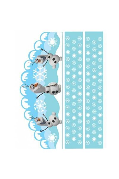 Yenilebilir Kağıt Wafer paper For Elsa Pasta Dekoru Şekerli Kağıt Yenilebilir...