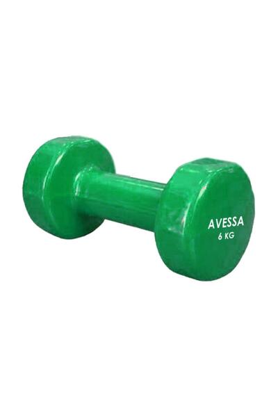 AVESSA 6 kg Vinly Kaplı Dambıl 1 Adet Pvc