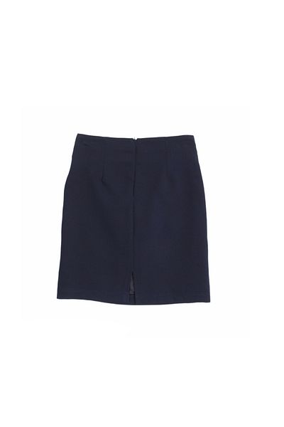 incity Girl's Navy Blue Patterned Skirt