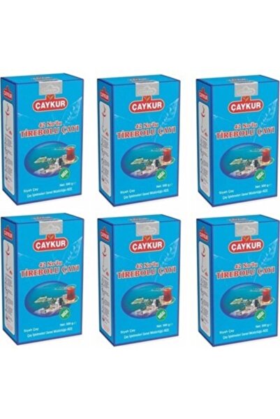 Çaykur تيريبولو رقم 42 500 جرام - عبوة مميزة مكونة من 6 قطع