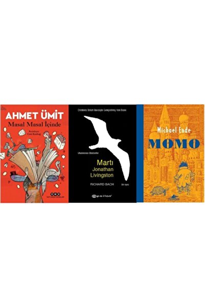 Yapı Kredi Yayınları Masal Masal Içinde - Momo - Martı Jonathan Livingston 3 Kitap Set