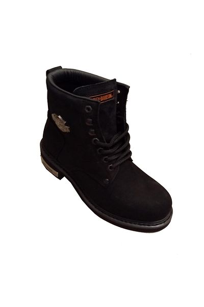 Harley Davidson Γυναικείες μαύρες μπότες Gibson Black Nubuck