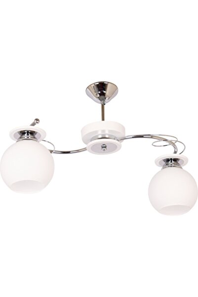 AVİZEVİ Aydınlatma Modern Dekoratif Camlı Sena 2'li Avize