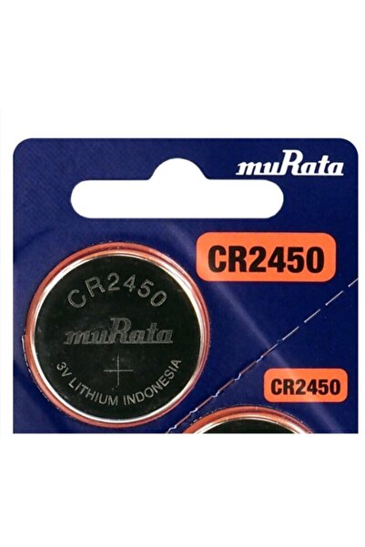 MURATA Cr 2450 Pil (1ad) 3v Lithium Pil (son Kullanım 2028)