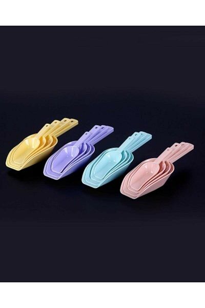 Organizerci 4-Piece Food Shovel Colored Plastic