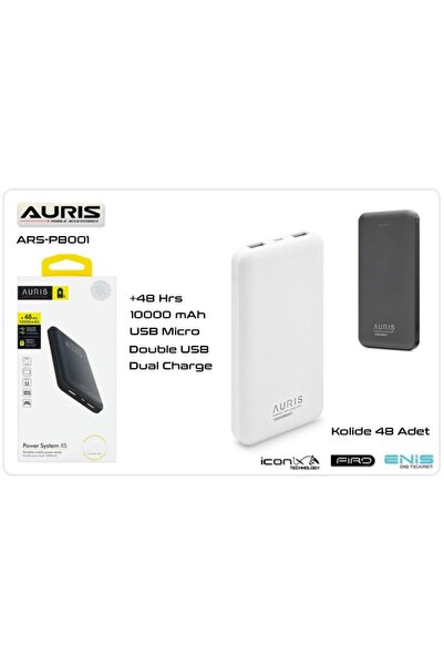Auris Auris Powerbank 10000Mah Ars/Pb-001