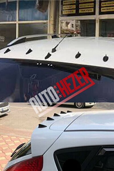 3M Balık Sırtı Anten Mini Boy 5'li-siyah