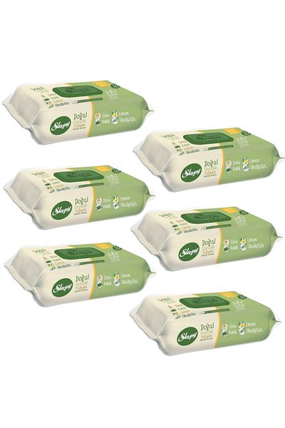 Sleepy Natural Organic Cotton Cleaning Towel 50 Sheets Pack of 6