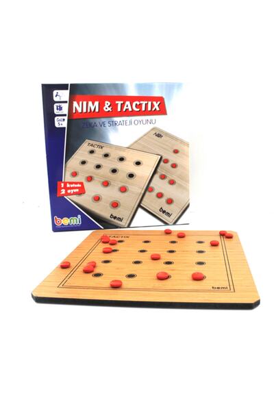 EFSANEAVM Bemi 1475 Nim&tactix Wooden Game Set