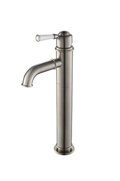 Bocchi Burlington Yüksek Lavabo Bataryası Saten Nikel 1004 0002 Bn