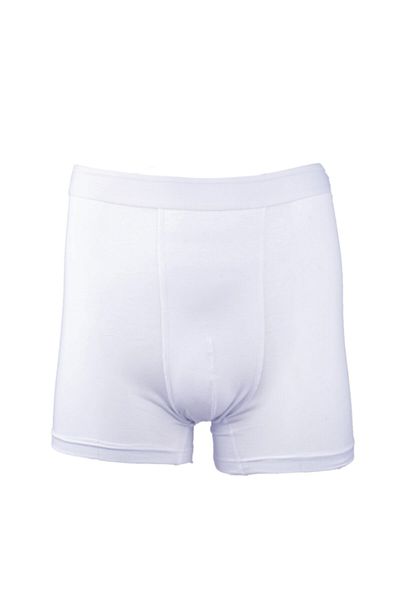 BSM Ανδρικό μπόξερ 3 τεμαχίων Lycra Cotton Strech White