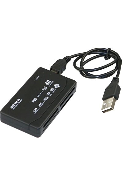 Alfais 4296 Usb Hub Micro Sd Xd Mmc Ms Cf Tf Mini M2 Combo Kart Okuyucu